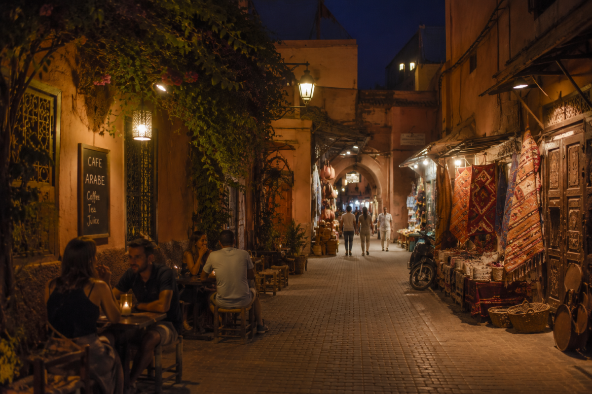 Que faire à Marrakech le soir dans les rues de la médina
